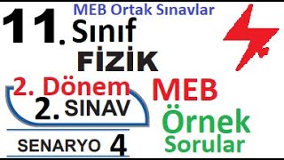 11 Sınıf Fizik 2 Dönem 2 Yazılı Örnek Senaryo Çözümleri  Senaryo 4  MEB örnek sorular  ortak [upl. by Wolliw]