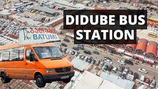 DIDUBE BUS STATION  Tour of Tbilisis Main Bus Terminal [upl. by Arvid600]