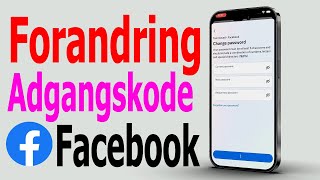 Sådan ændres Facebookadgangskode  Ændring af Facebookadgangskode [upl. by Alber749]