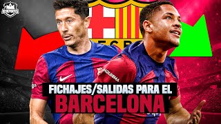 FICHAJES QUE NECESITA EL FC BARCELONA Mercado de Fichajes Invierno 2024 [upl. by Stead272]