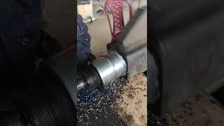 Drum Track Body Hanger Shaft Welding and Rebuilding Repair Work [upl. by Drazze160]