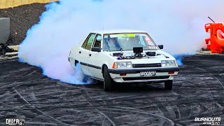 Round 1 with Jamie Franceschini in WOGBOY at Burnouts at the bend 🤘 [upl. by Iaj]