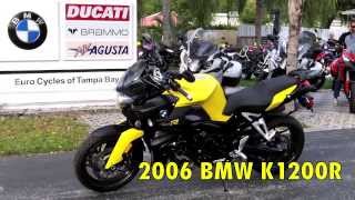 PreOwned 2006 BMW K1200R Yellow at Euro Cycles of Tampa Bay [upl. by Esom667]