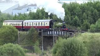 Andrew Barclay No 1 Rosyth on Forgeside Bank  Blaenavon Railway  290820 [upl. by Ioab179]