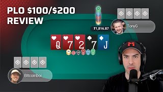 PLO 100200 on Coinpoker Review [upl. by Ahsea]