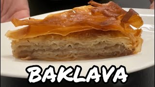 BAKLAVA  Najbolji recept za baklavu koja nije preslatka [upl. by Nonnaihr]