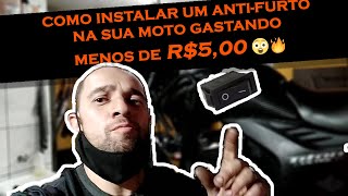 Como Instalar Corta Corrente AntiFurto na sua Moto  Passo a Passo [upl. by Harbard]