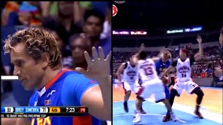 Ageless Rock Asi Taulava Scores Inside💪 [upl. by Annoyi26]