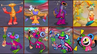 All Monsters Ethereal Workshop Vs Play Your Part 2024  My Singing Monster msmpyp2024 [upl. by Letreece435]