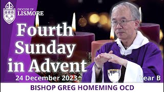 Catholic Mass Today Fourth Sunday in Advent 24 December 2023 Bishop Greg Homeming Lismore Australia [upl. by Husain763]