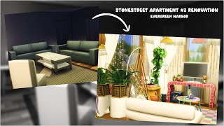 Stonestreet Apartments 3 Renovation  The Sims 4  Stop Motion  No CC [upl. by Janus]