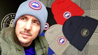 Canada Goose Artic Disc Torque and Black Badge Thermal Beani Hats [upl. by Anoyet]