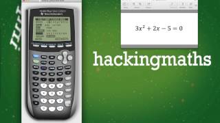 How to use PLYSMLT2 on the TI84 plus to solve a quadratic [upl. by Atalante]