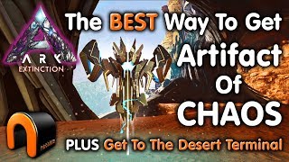 ARK Extinction ARTIFACT OF CHAOS amp Desert Titan Terminal [upl. by Charron]