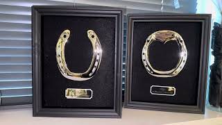 Crome plated horseshoes made by Unique Horsebling [upl. by Marlyn]