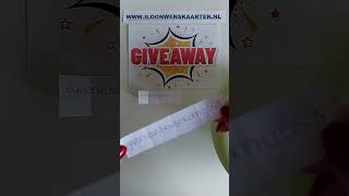 Giveaway 3 winnaars bekend maken [upl. by Aicilav]