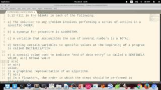 C How to Program 6th edition  Deitel amp Deitel exercise 312 [upl. by Aselehc]