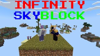 Minecraft Skyblock with two Goobers [upl. by Ahsiekam]