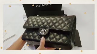 CHANEL CLASSIC FLAP UNBOXING [upl. by Halet]