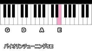 バイオリンチューニング用5E [upl. by Dori]