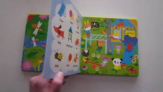 USBORNE BABYS VERY FIRST PLAY BOOK GARDEN WORDS [upl. by Lirrehs]