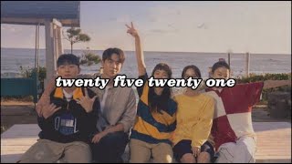 twenty five twenty one  ost  full playlist [upl. by Selina]