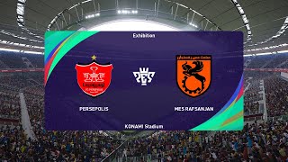 Persepolis vs Mes Rafsanjan 01062024 Persian Gulf Pro League PES 2021 [upl. by Sitruk]