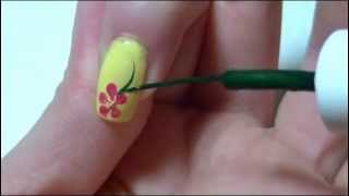 How To Striping Brush Nail Art Tutorial [upl. by Aimahc]