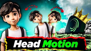 Head Ko kaise Hilaya jata hai  Head Motion Effect Kaise Lagayen  video editing [upl. by Drolet]