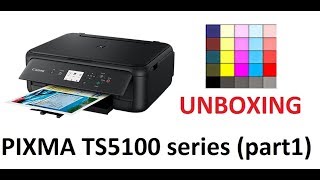 PIXMA TS5120 TS5140 TS5150 part1  Unboxing [upl. by Niklaus]