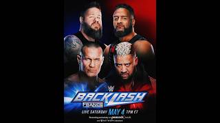 Backlash 2024 Official Match Card backlash shorts [upl. by Lyontine]