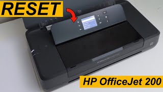 HP OfficeJet 200 Printer Reset To Factory Default [upl. by Nemrak]