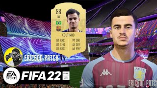 P COUTINHO  FIFA22  ASTON VILLA  FACEMOD  PC [upl. by Tremml756]