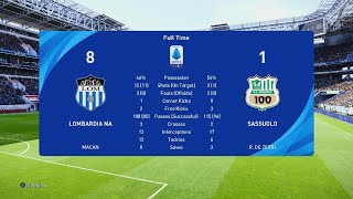 Inter vs Sassuolo Serie A Master league Season 2024 [upl. by Columbyne]