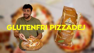 VERDENS BEDSTE PIZZADEJ Glutenfri  Jons Madklub [upl. by Ahtelat239]