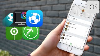 MEJORES aplicaciones de fútbol GRATIS para iPhone [upl. by Yeldoow]