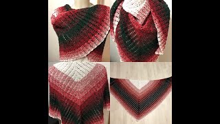 Tuto châle au crochet AlextitiaTutoCrochet [upl. by Noivaz]