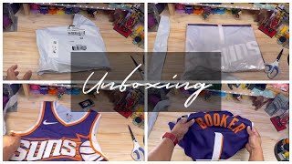 NBA Nike Authentic Jersey Phoenix Suns Devin Booker 1 Purple Icon Edition DriFit ADV [upl. by Yerfdog]