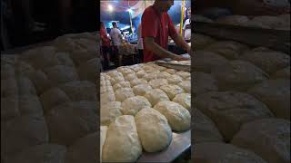 Serbia Street Food Preparing and Cooking flatbread Lepinja Rostiljijada Fest Leskovac Srbija [upl. by Nicholle]