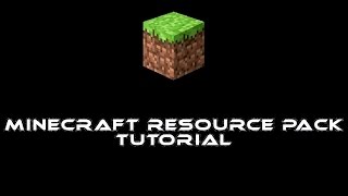 Resource Pack Tutorial Minecraft [upl. by Alleunamme]