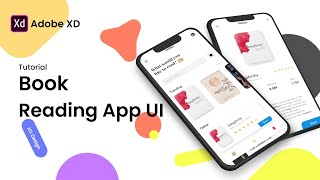 Book Reading App UIUX Using Adobe XD [upl. by Ahilam510]