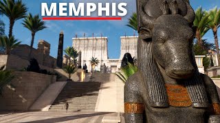 Memphis the Great Ancient Egyptian Capital City  Full Virtual Walking Tour  AC Origins [upl. by Aeila]