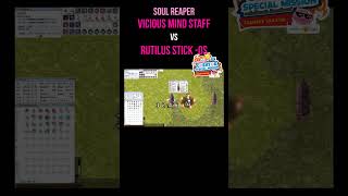 TEST คทา SOUL REAPER  VICIOUS MIND vs RUTILUS STICK OS l Ragnarok Online GGT [upl. by Tacita]