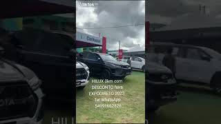 Feira EXPODIRETO 2023 Hilux 0km 2023 com excelentes DESCONTOS 🔥 [upl. by Laitselec]