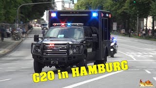 G20 GIPFEL IN HAMBURG  Donald Trumps USDelegation amp weitere Ländervertreter zum Gipfeltreffen [upl. by Omor]