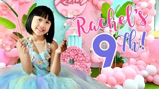 RACHELS 9th BIRTHDAY  RACHEL WONDERLAND [upl. by Silletram]