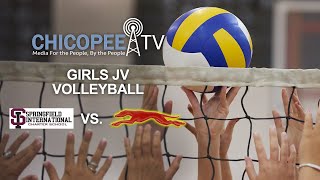 Springfield International vs Chicopee High Girls JV Volleyball 92424 [upl. by Nyliahs]