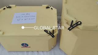 919829051660 FISH BOX shippers fish tub sunami box meen box rubber clamp box white ice box [upl. by Allred]