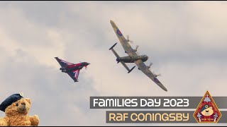 EXCLUSIVE RAF CONINGSBY FAMILIES DAY 2023  F35 ROLE DEMO TYPHOON DISPLAY ANARCHY1 BBMF amp VAMPIRE [upl. by Annaeiluj931]