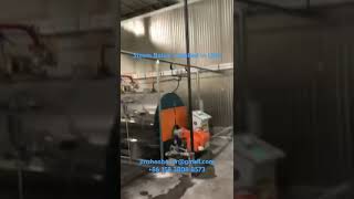 Industrial Firetube Steam Boiler Installed in USA boilerservice boilerroom steamboiler [upl. by Atiugram]